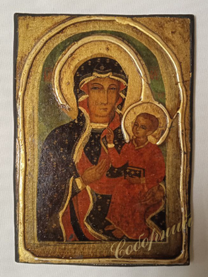 Icon, Saint Great Martyr George the Victorious, Mother of God of Czestochowa, Mother of God.