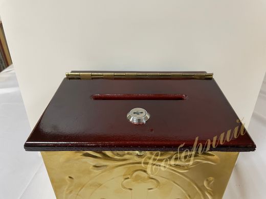 Wooden Charity box - bulat semicircular or square