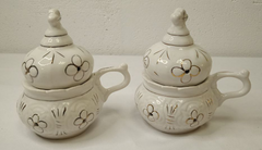 Ceramic censer, manual with a lid (small).