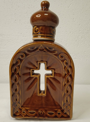 Holy water bottle, ceramic
