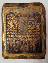 Icons of "All Saints of Kiev-Pechersk", "Our Lady of Kazan", "Our Lady of Unspeakable Joy".