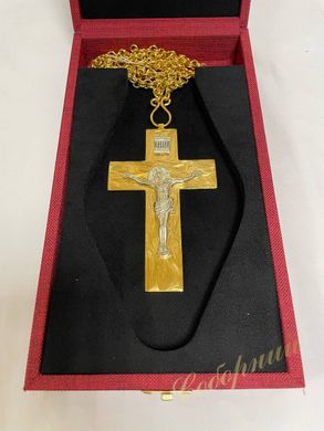 Крест латунный иерейский