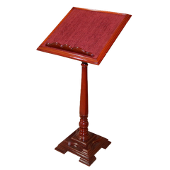The side lectern on a pedestal