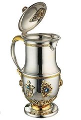 Jug for hand washing in brass