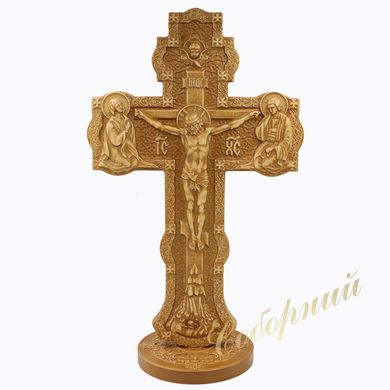 Cross figure with stand
