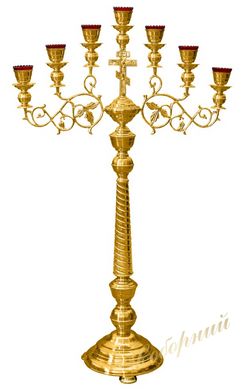 Seven-branched candlestick, middle
