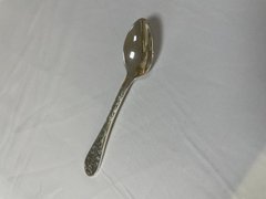 A silver christening spoon