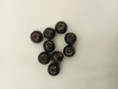 Beads (black, wood)
