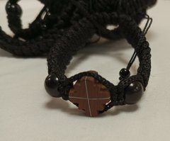 Black bracelet for adults