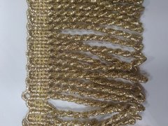 Gold Twisted Fringe 7 Centimeters