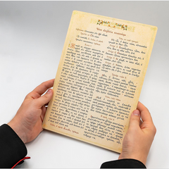 The rite of consecration of the chariot (prayer laminated A4)