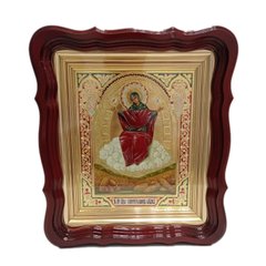 Handmade icon of the saint Mary "Mother of wheat"