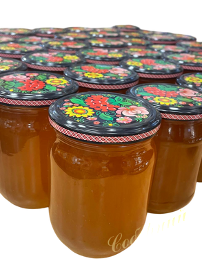 Natural flower honey, herbs, 0.5 l