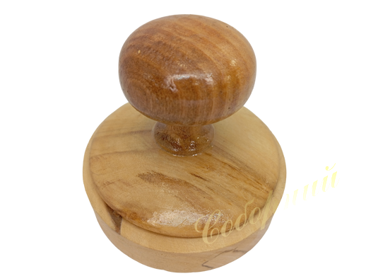 Wooden stamp with a diameter of 90 mm, Virgin Mary