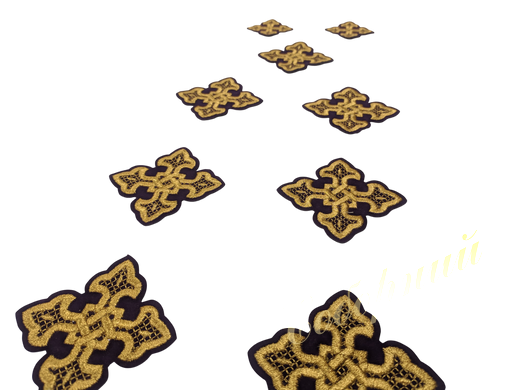 Set of protodeacon`s crosses