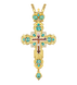 Gilded brass cross