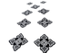 Set of protodeacon`s crosses