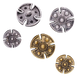 Гудзик металевий з хрестом, в ассортименті