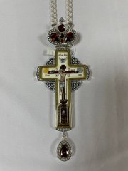 Срібний латунний хрест із ланцюжком