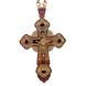 Priest`s cross with stones
