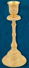 Candlestick in gilding