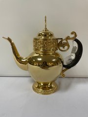 Gilded brass warmth kettle