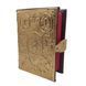Gospel book, leather, copper electroplated gilding, 13*18 cm