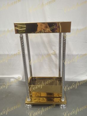 Candle box with a compartment for burns