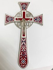 Крест напрестольный мальтийский эмаль