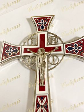 Крест напрестольный мальтийский эмаль