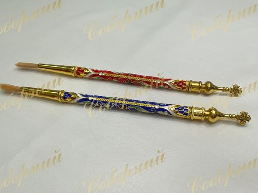 Anointing rod (gold with inlay)
