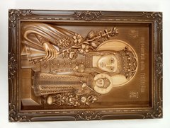 Carved monastery icon, beech (from 27*33cm to 28*35cm)