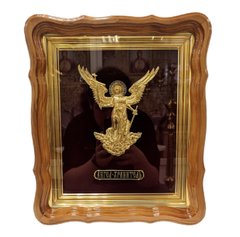 The icon of Guardian Angel, in velvet