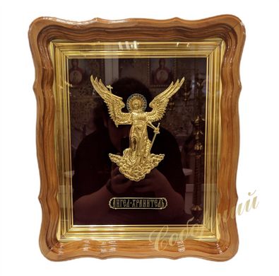 The icon of Guardian Angel, in velvet