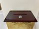 Wooden Charity box - bulat semicircular or square