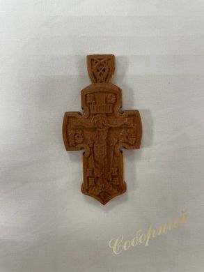 Крест нательный деревянный резной (большой)