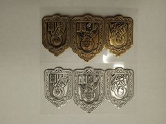 Trinity on Velcro (bronze, silver, 5*9cm)