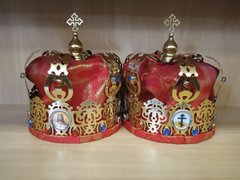 Crowns (lacquer, pair)