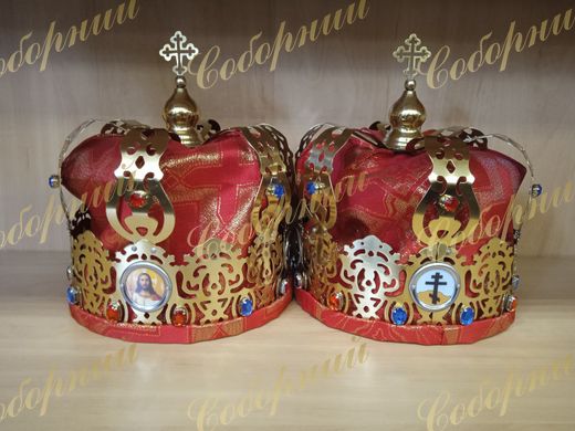 Crowns (lacquer, pair)