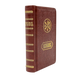 Pocket service book with a calendar, golden pages