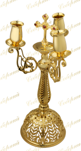 Gilded brass trikirium