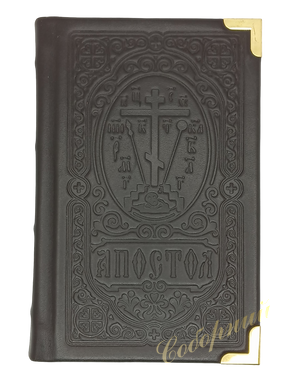 Apostle in solid leather cover