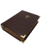 Bible with brass cross