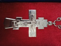 Silver-plated pectoral cross
