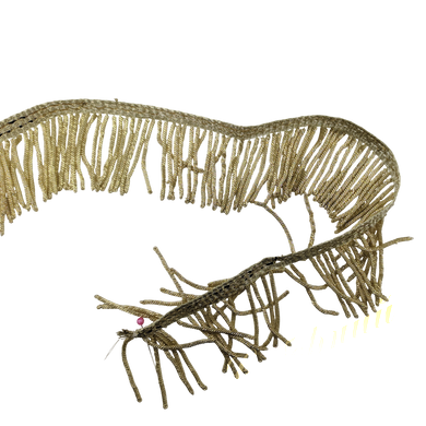 Greek caning fringe, light gold