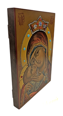Icon of the Mother of God, painted