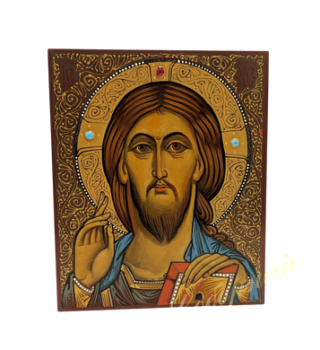 Painted pair of icons