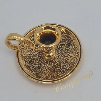 Подсвечник с ручкой маленький