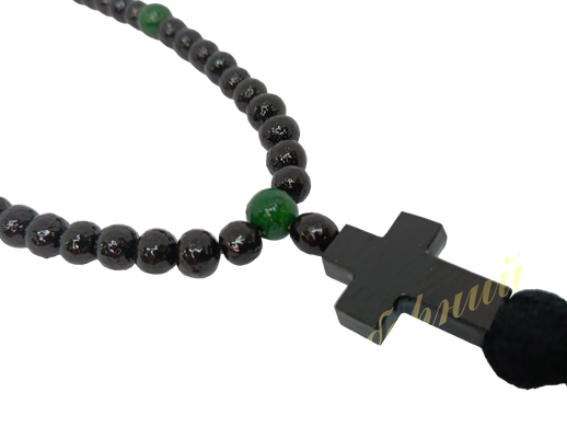 Wooden rosary, round beads, 50 (assortment)