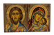 Painted pair of icons